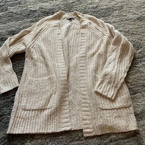 White/ creamy cardigan Size medium